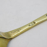 Queen Anne Britannia Silver Gilded Dog-Nose Teaspoon Antique 1702 London