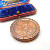 King George III 'Cartwheel' Two-Pence Coin Fine-Very Fine Antique 1797 Antique