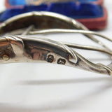 Georgian Large Sterling Silver Belt Buckle Antique 1797 London Walter Brind