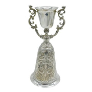 Victorian Large Sterling Silver Marriage Wager Cup Antique 1888 London