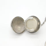 Sterling Silver Chatelaine with Sovereign Holder, Compact Etc Antique c1920 Deco