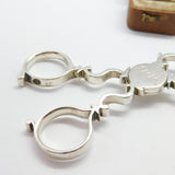 Georgian Sterling Silver Bright Cut Sugar Nips Shell Bowls c1820 Antique London