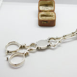 Georgian Sterling Silver Bright Cut Sugar Nips Shell Bowls c1820 Antique London
