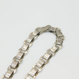 Victorian Sterling Silver Aesthetic Collar Locket Necklace 1882 Antique Chester