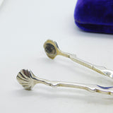 Victorian Sterling Silver Shell Bowl Sugar Nips Antique 1897 Chester