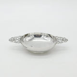 Garrard & Co. Sterling Silver Floral Handle Quaich 1921 London Antique