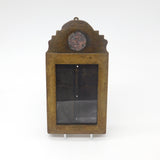 Georgian Wooden & Sterling Silver Johnstone Family Crest Motto Frame c1720 Early