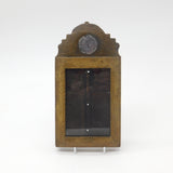 Georgian Wooden & Sterling Silver Johnstone Family Crest Motto Frame c1720 Early