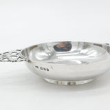 Garrard & Co. Sterling Silver Floral Handle Quaich 1921 London Antique