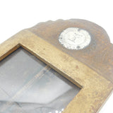 Georgian Wooden & Sterling Silver Johnstone Family Crest Motto Frame c1720 Early