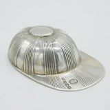 Sterling Silver Novelty Jockey Cap Tea Caddy Spoon Vintage 1952 Sheffield