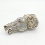Cast Sterling Silver Racehorse Head Stirrup Cup Vintage 2011 London 1.55kg