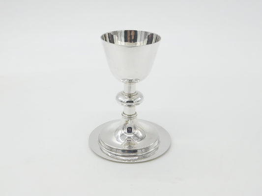 Victorian Sterling Silver Communion Wine Goblet & Peyton 1886 London Antique