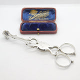 Georgian Sterling Silver Sugar Sugar Nips London c1760 Hannam & Mills Antique