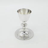 Victorian Sterling Silver Communion Wine Goblet & Peyton 1886 London Antique