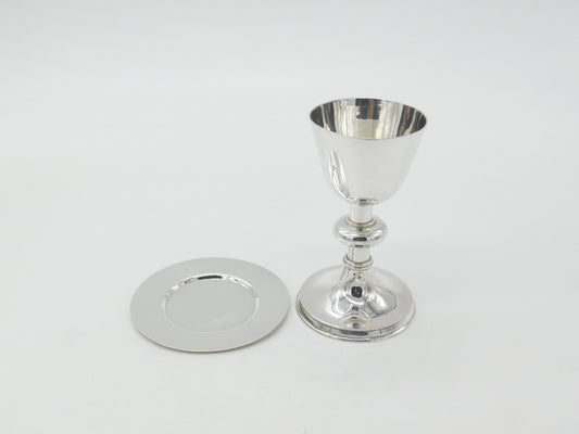 Victorian Sterling Silver Communion Wine Goblet & Peyton 1886 London Antique