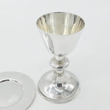 Victorian Sterling Silver Communion Wine Goblet & Peyton 1886 London Antique