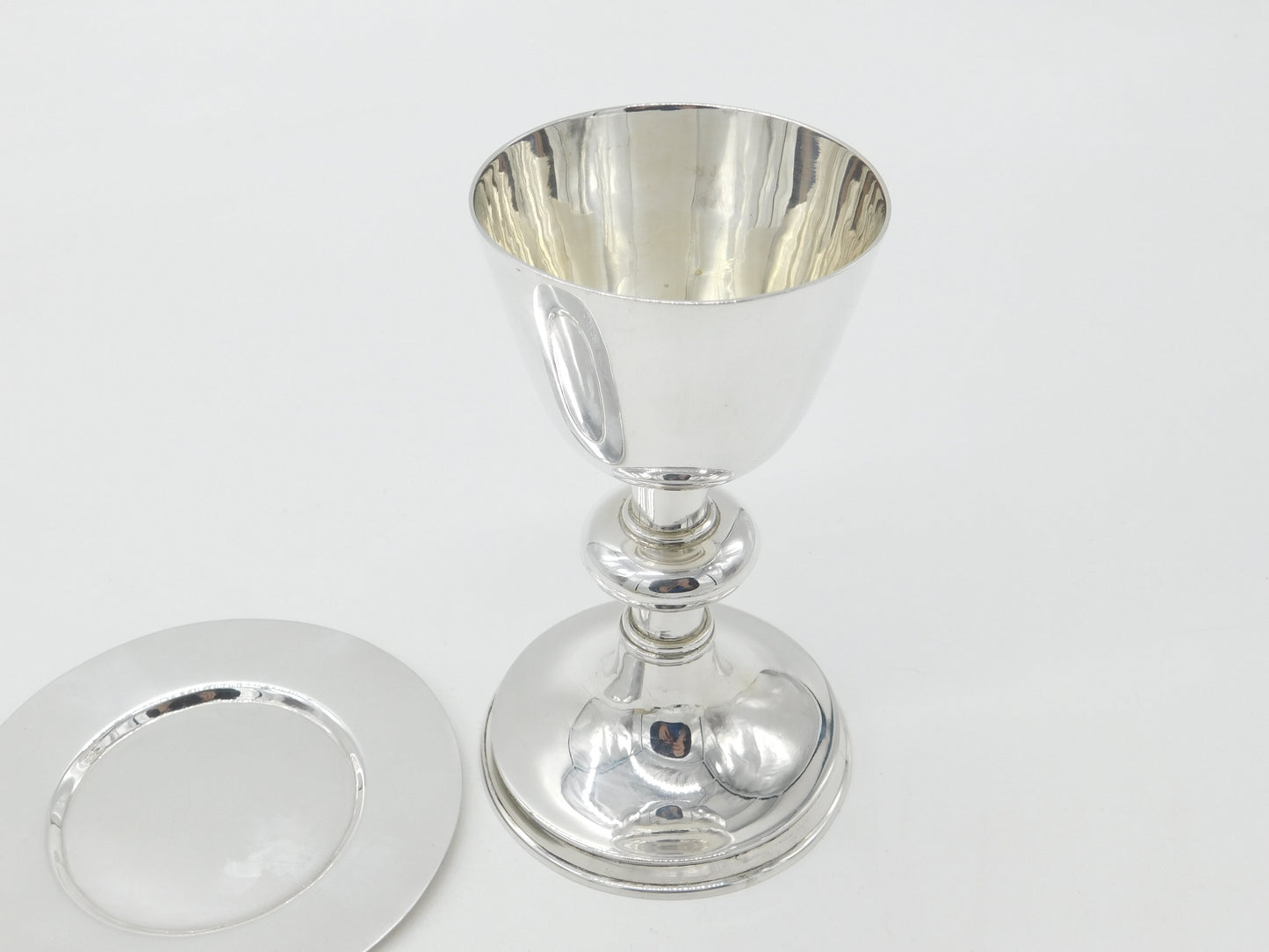 Victorian Sterling Silver Communion Wine Goblet & Peyton 1886 London Antique