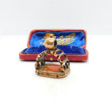 Georgian Pinchbeck Gold & Carnelian 'Vincit Veritas' Heraldic Fob Seal Antique