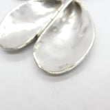 Novelty Sterling Silver Ornament in Marine Mussel Form 1976 Birmingham