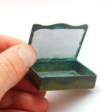Georgian Bilston Enamel & Base Metal Erotic Scene Vesta Case c1820 Antique AF
