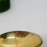 Edwardian Sterling Silver Gilt Houses of Parliament Souvenir Teaspoons Antique 1903