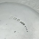 Liberty & Co. Art Deco Sterling Silver Floral Pattern Dish or Bowl Antique 1928 Birmingham