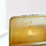 Georgian Sterling Silver Lined Snuff Box 1831 Birmingham Antique Thomas Spicer