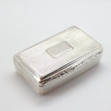 Georgian Sterling Silver Lined Snuff Box 1831 Birmingham Antique Thomas Spicer