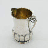 Arts & Crafts Sterling Silver Planished Cream Jug Antique 1905 Birmingham