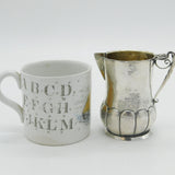 Arts & Crafts Sterling Silver Planished Cream Jug Antique 1905 Birmingham