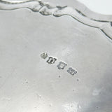 Large George II Sterling Silver Armorial Crested Salver 1748 London J. Robinson