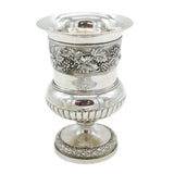 George IV Large Sterling Silver Vine Pattern Wine Goblet Antique 1828 London