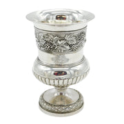 George IV Large Sterling Silver Vine Pattern Wine Goblet Antique 1828 London