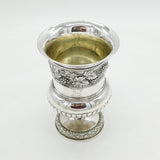 George IV Large Sterling Silver Vine Pattern Wine Goblet Antique 1828 London