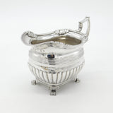 Irish Sterling Silver Paw Foot Shell Pattern Cream Jug 1818 Dublin James Le Bas