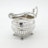 Irish Sterling Silver Paw Foot Shell Pattern Cream Jug 1818 Dublin James Le Bas