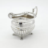 Irish Sterling Silver Paw Foot Shell Pattern Cream Jug 1818 Dublin James Le Bas