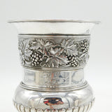 George IV Large Sterling Silver Vine Pattern Wine Goblet Antique 1828 London