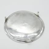 Irish Georgian Sterling Silver Crest Salver Dish 1801 Dublin Joseph Jackson