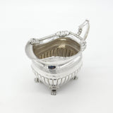 Irish Sterling Silver Paw Foot Shell Pattern Cream Jug 1818 Dublin James Le Bas