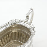 Irish Sterling Silver Paw Foot Shell Pattern Cream Jug 1818 Dublin James Le Bas
