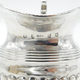 Irish Sterling Silver Paw Foot Shell Pattern Cream Jug 1818 Dublin James Le Bas