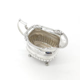 Irish Sterling Silver Paw Foot Shell Pattern Cream Jug 1818 Dublin James Le Bas