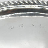 Charles II Sterling Silver Crested Paw Foot Salver Dish 1680 London Antique Maker NL