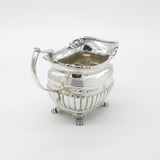 Irish Sterling Silver Paw Foot Shell Pattern Cream Jug 1818 Dublin James Le Bas