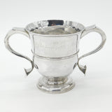 George II Sterling Silver Sporting Trophy Cup 'The Hull Plate' 1751 London