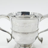 George II Sterling Silver Sporting Trophy Cup 'The Hull Plate' 1751 London