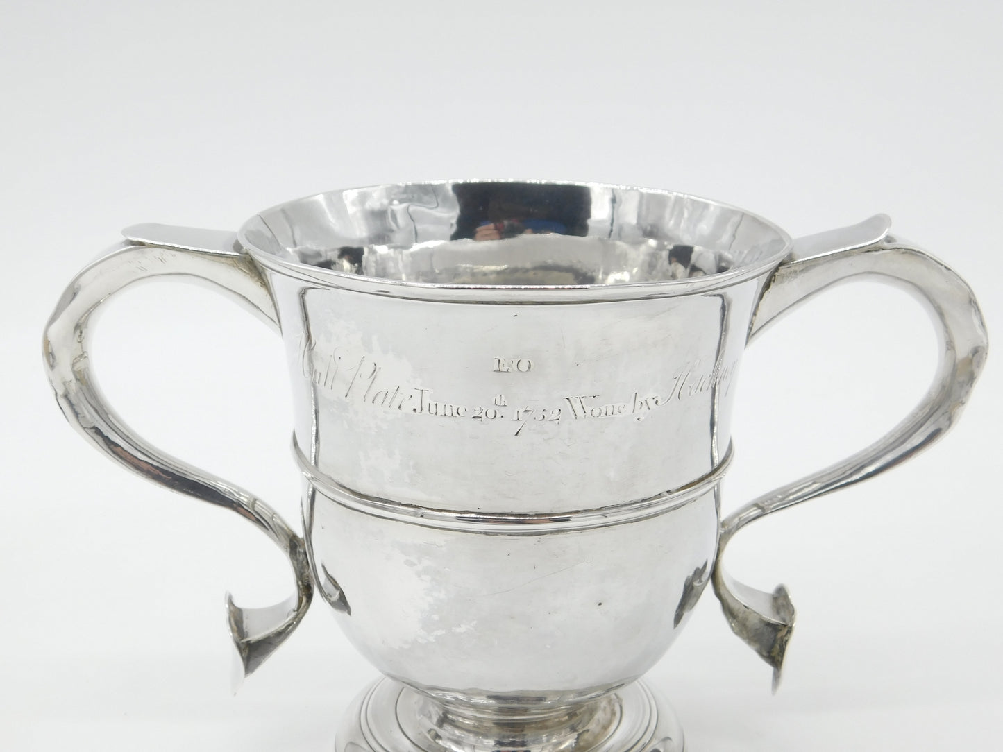 George II Sterling Silver Sporting Trophy Cup 'The Hull Plate' 1751 London