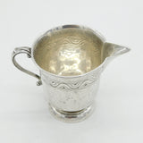 Arts & Crafts Sterling Silver Liberty & Co. Planished Cream Jug Antique 1927 Birmingham